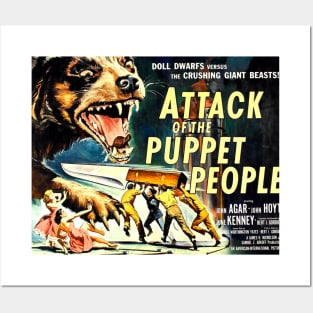 Classic Science Fiction Lobby Card - Attack of the Puppet People Posters and Art